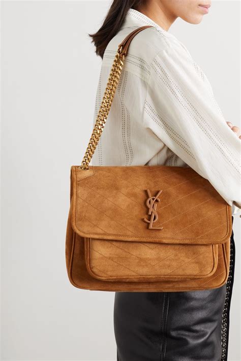 ysl bum bag|ysl brown suede bag.